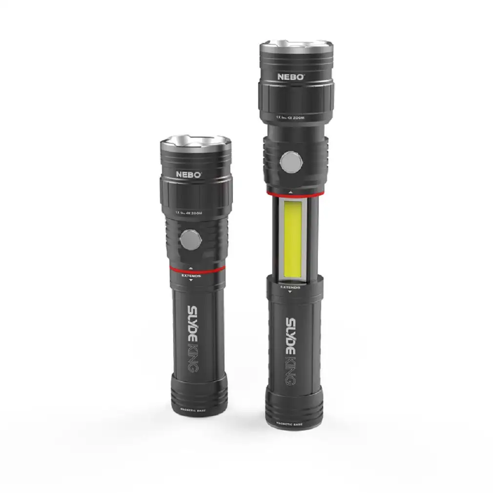 Nebo Redline Blast RC LED Rechargeable Flashlight Black High Lumen Tactical Light