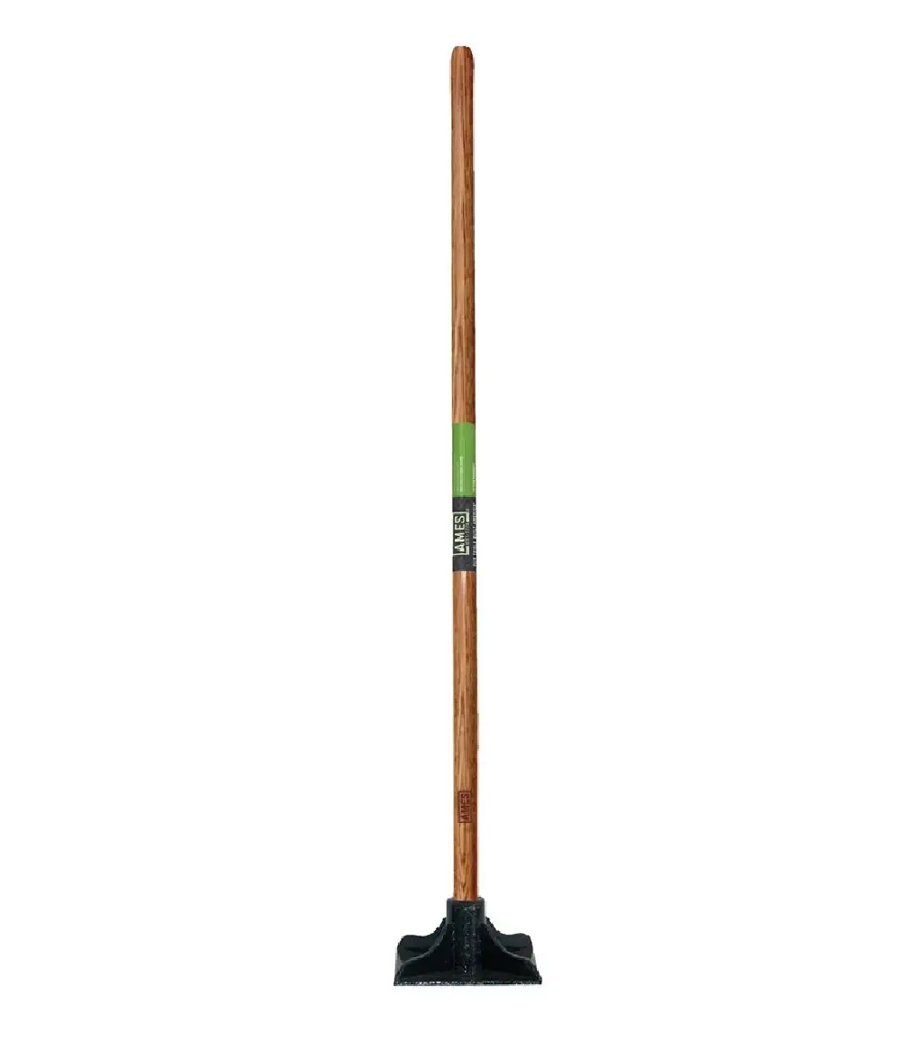 Ames 2233400 Steel Tamper Wood Handle 8 Inch x 8 Inch Heavy Duty