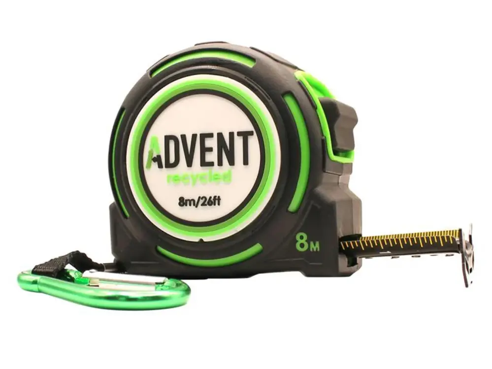 Advent Recycled Tape Measure 8M/26Ft (32Mm Width)