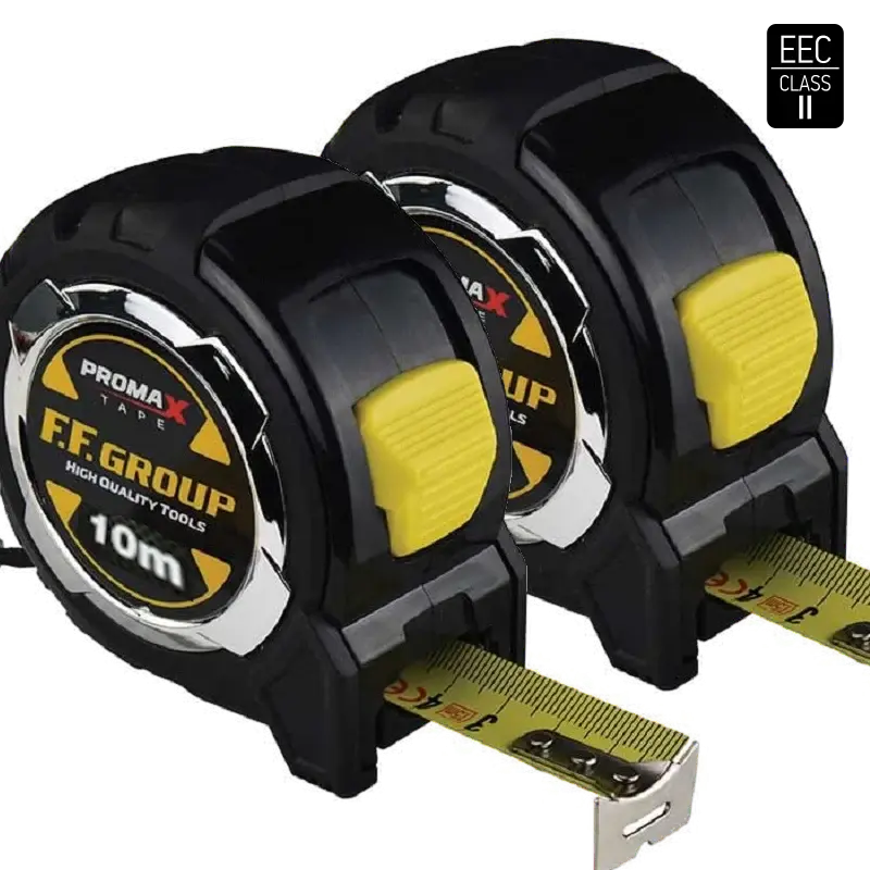 FF Group Power Lock Measuring Tape - 10m (Pack 2) Hardened Steel