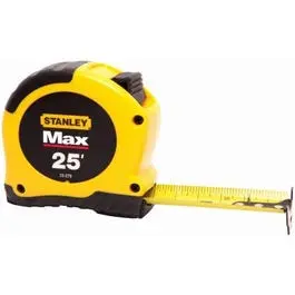 25-Ft Maxsteel Tape Measure 1-1/8-Inch Wide Accurate Measuring STANLEY