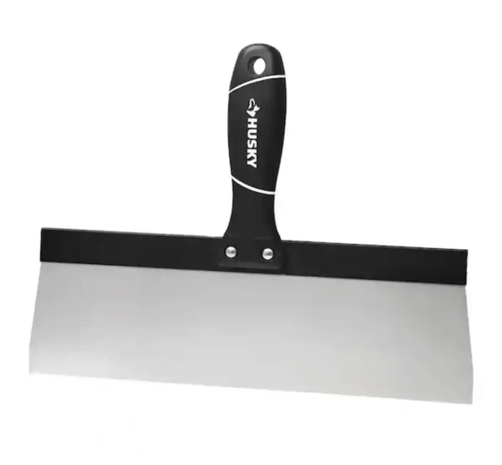 Husky 12 . Stain-proof Steel Taping Knife Soft Grip Handle