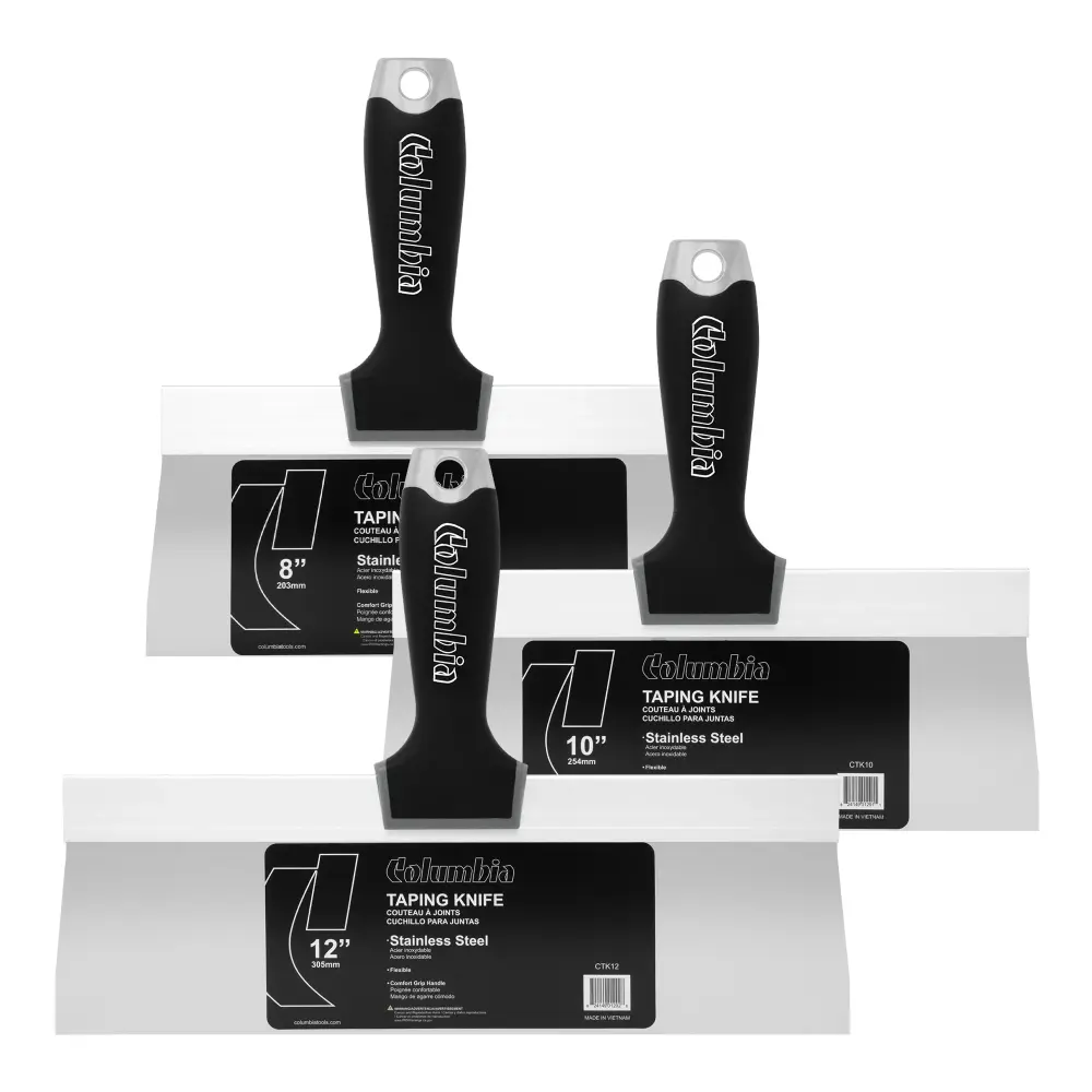 Professional Grade Columbia Durable metal Steel Taping Knife Set