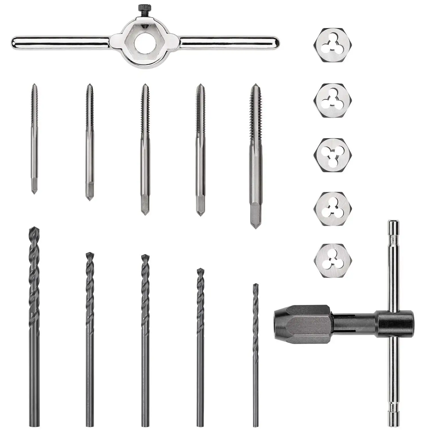 DeWalt DWA1451 17-Piece Fractional Tap & Die Set Threading
