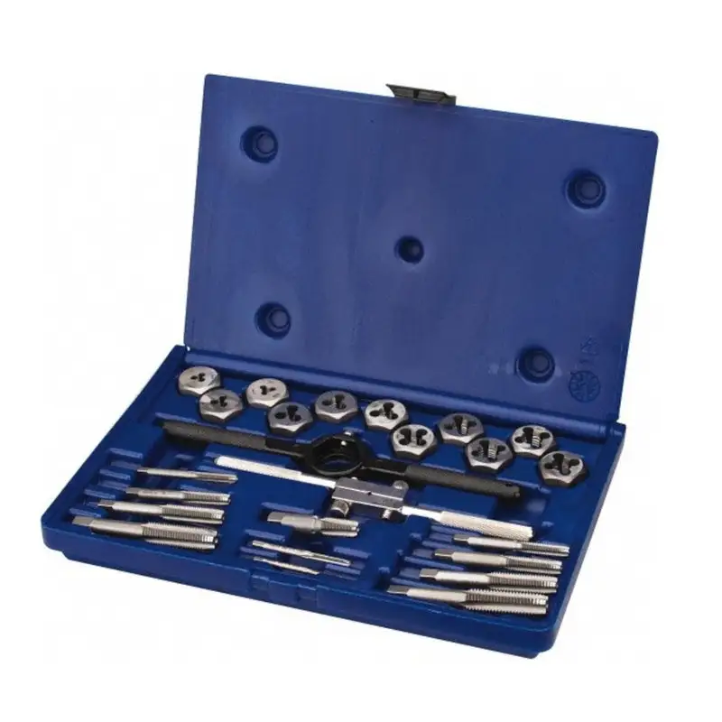Irwin Hanson Steel Metric Tap and Die Set 24 pc Precision Threading