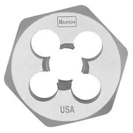 Metric Hexagon Die 10mm x 1.25 Precision Threading Tool Various Materials Irwin