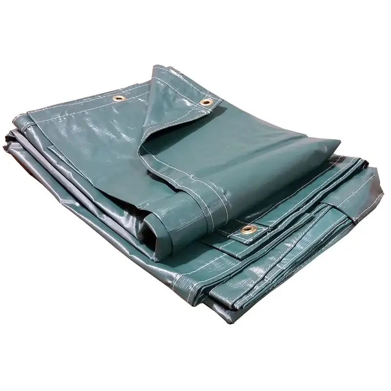 Gosport 8 ft. W x 10 ft. L Vinyl Tarp Forest Green Outdoor Protection