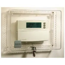 Locking Thermostat Guard Secure Cover Temperature Control Protection Honeywell