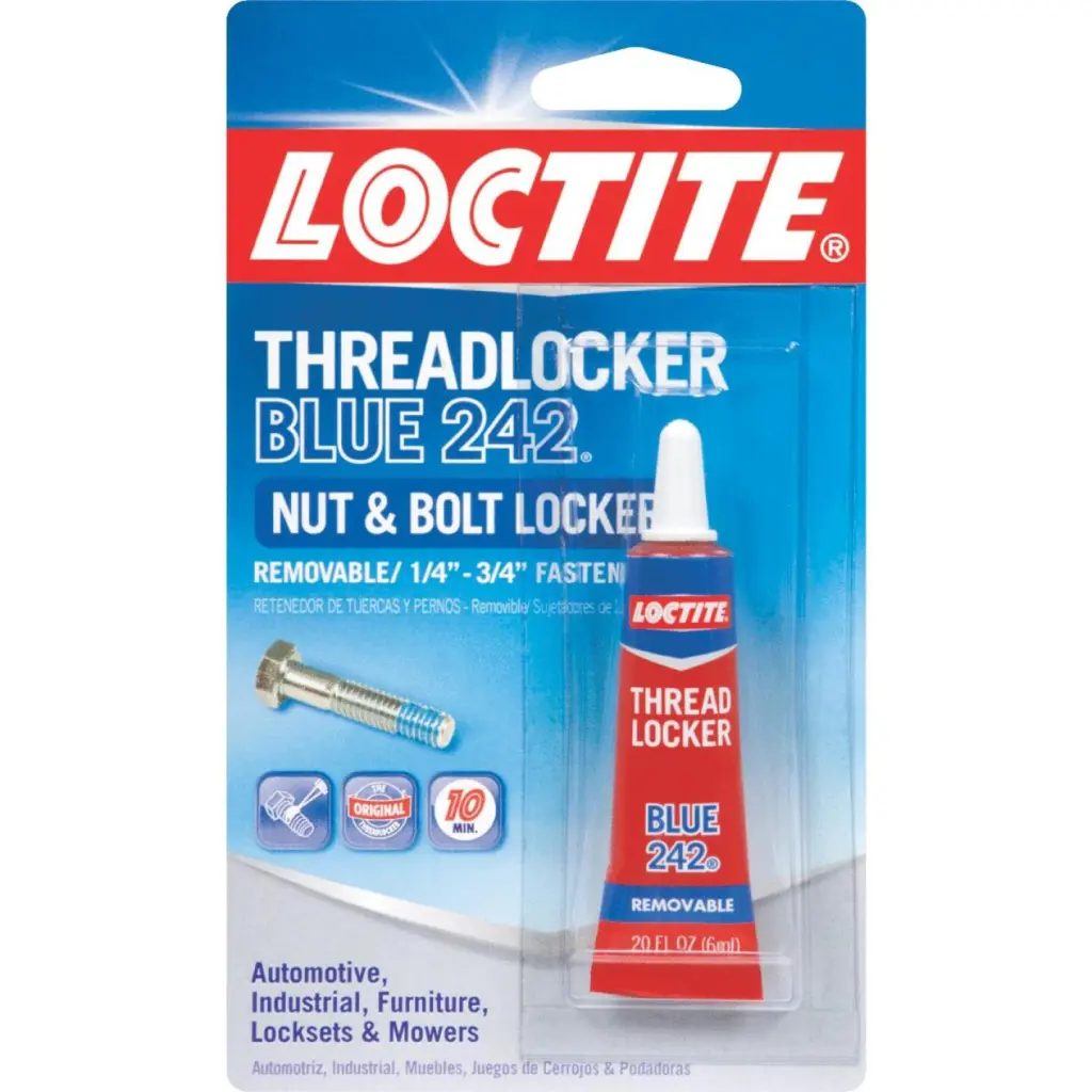 LOCTITE Blue 242 0.2 Oz. Threadlocker Secure Fastening