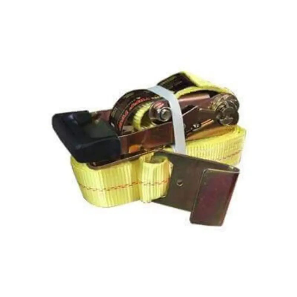 Wood Tuff 2 Inches x 27 Feet Ratchet Tie Downs J Hooks