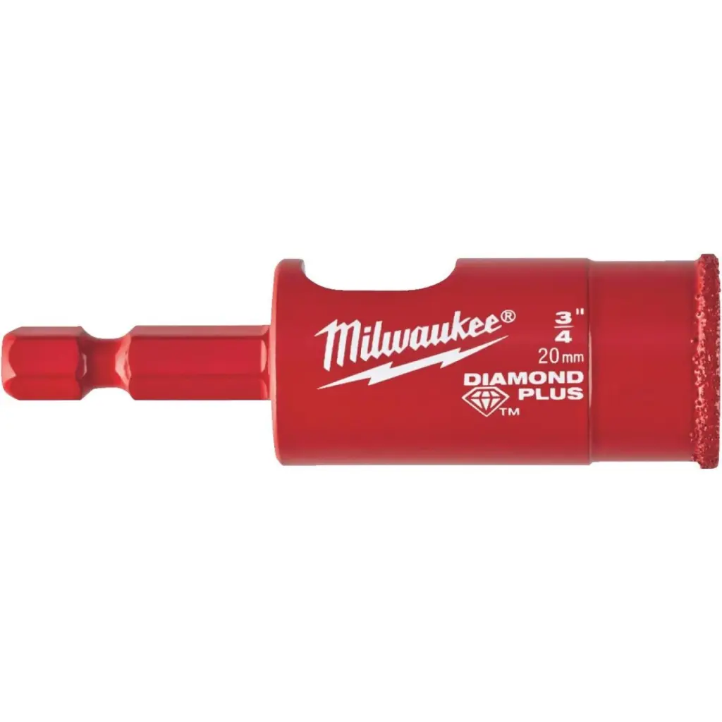 Milwaukee 3/4-Inch x 2-1/8-Inch Diamond Glass and Tile Drill Bit
