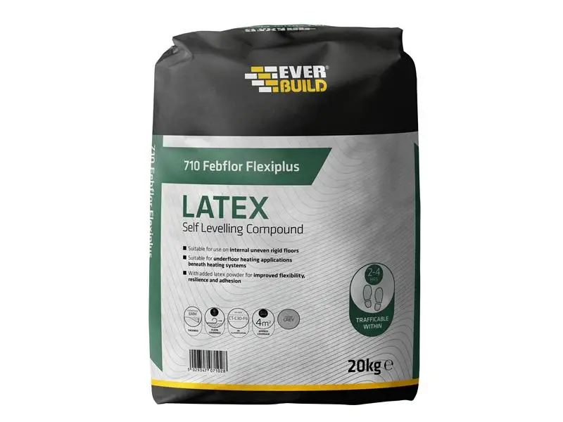 Everbuild 710 Febflor Flexiplus Rubberized Grey 20kg