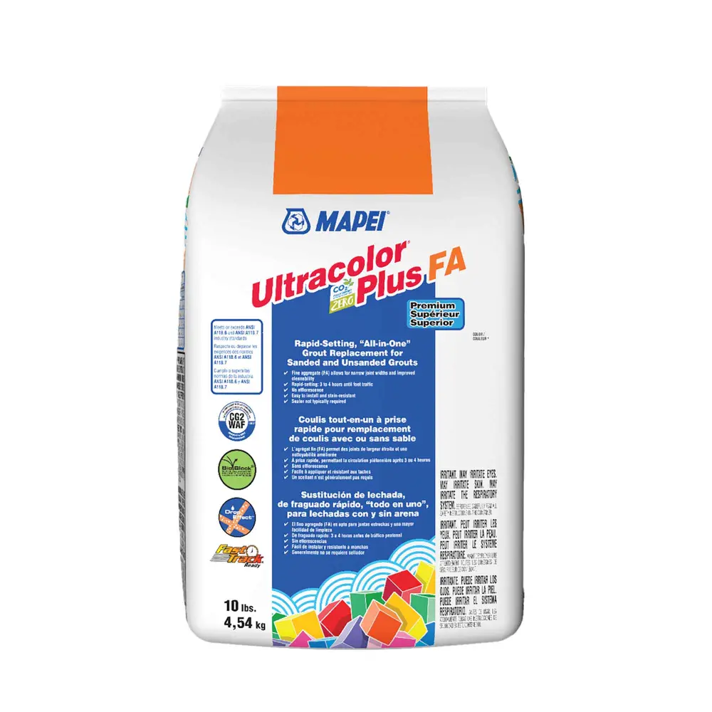 Gap Filling Ultracolor Plus FA Rapid-Setting Total solution Grout Replacement Sanded and Unsanded Grouts 10 lbs, Sahara Be...