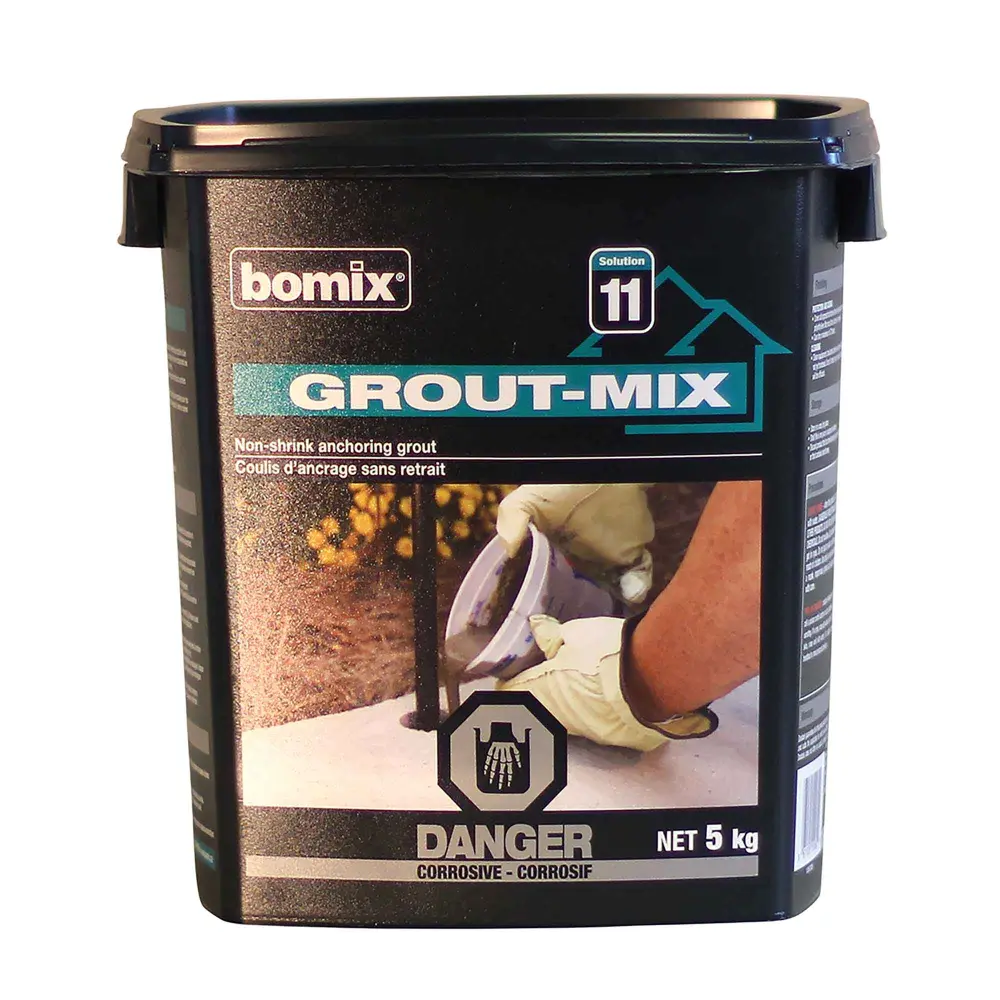 GROUT-MIX Non-Shrink Anchoring Grout, 5 kg Compatible Most Surfaces