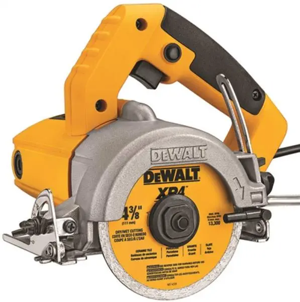 DeWalt DWC860W 1 HP 4-3/8 Inch Tile Saw Professional Tile Cutting