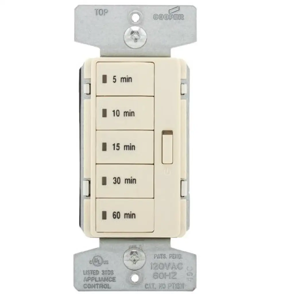 Single-Pole Wall Switch Timer 15A Electrical Tools & Kits Sale Cooper Wiring