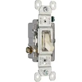 Illuminated Toggle Switch SP Grounding Ivory 120-Volt 15-Amp Electrical Projects Legrand - Pass u0026 Seymour