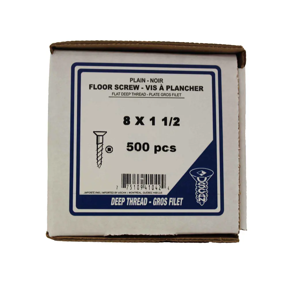 Floor Screw, #8 x 1-1/2" (500 Units)