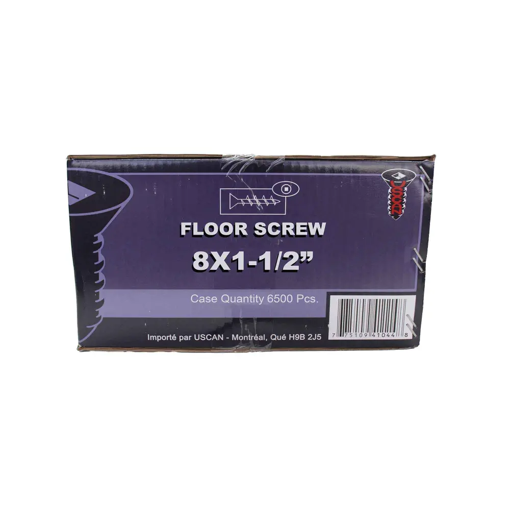 Floor Screw, #8 x 1-1/2" (6,500 Units)