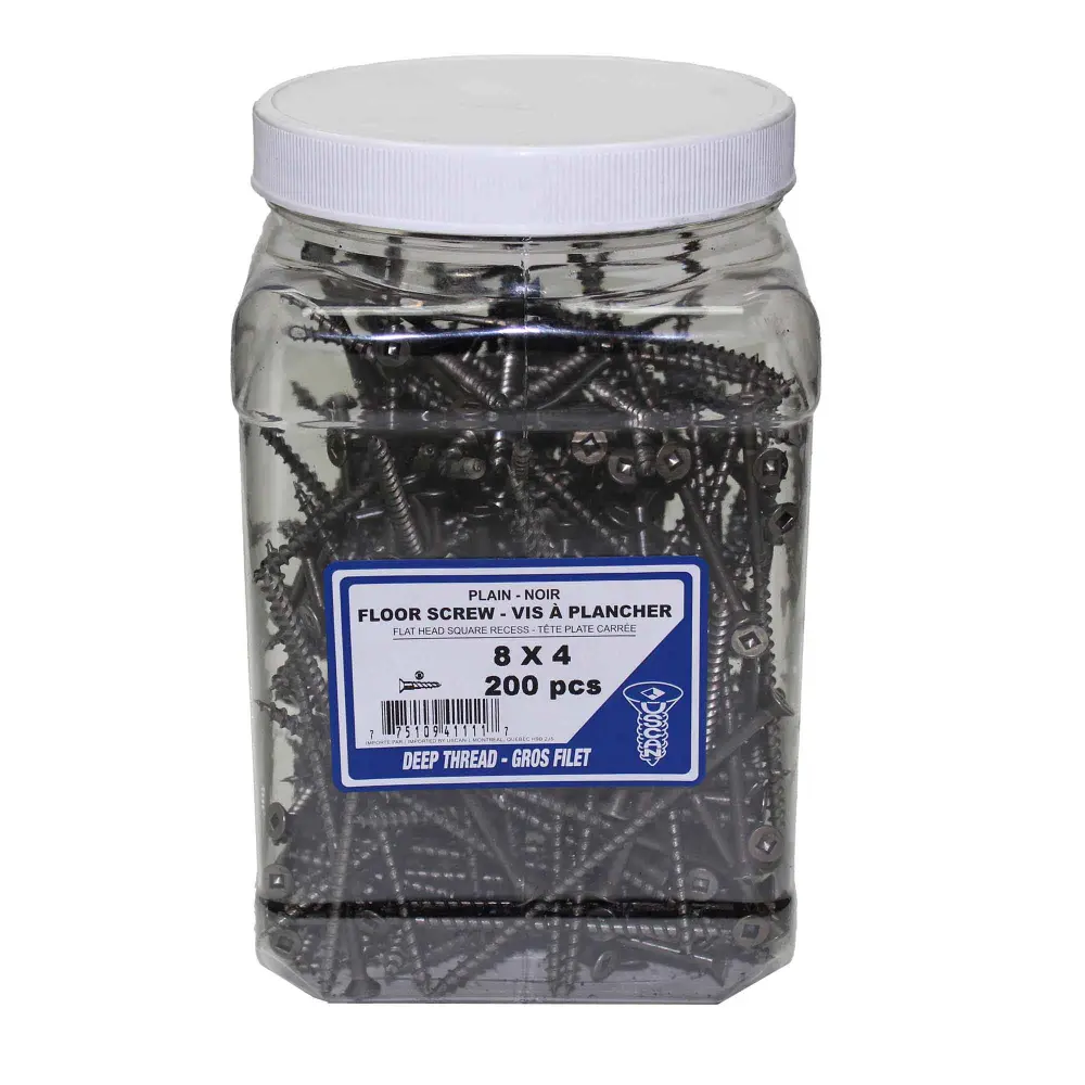 Floor Screw, #8 x 4" (200 Units)