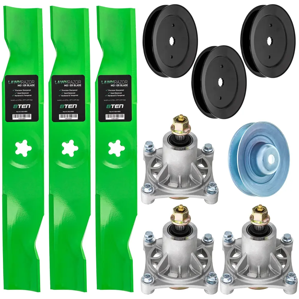 Blade Spindle Pulley Deck Kit Poulan Pro Statesman MK1009717