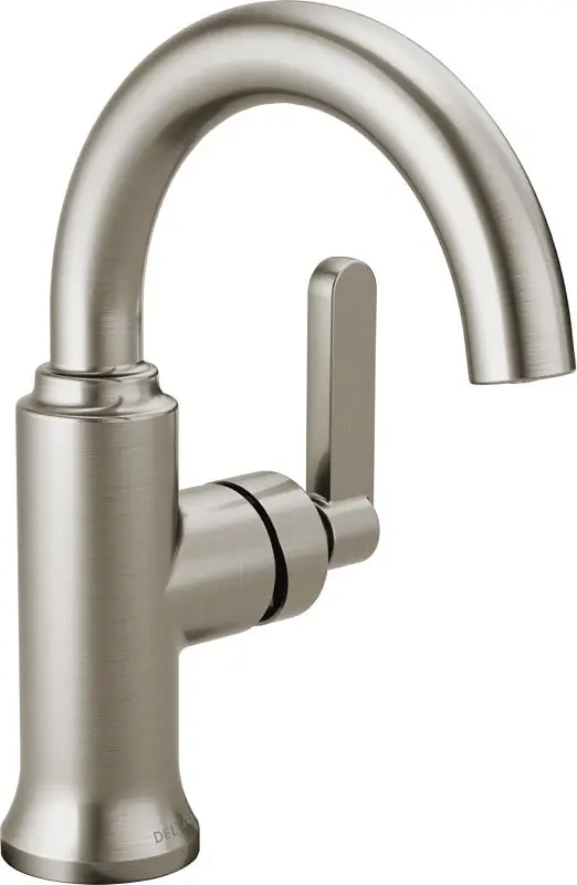 Delta Alux 15769LF-SP Faucet, 1.20 gpm, 1, 3-Faucet Hole, Textured Nickel, Hole, Lever Handle