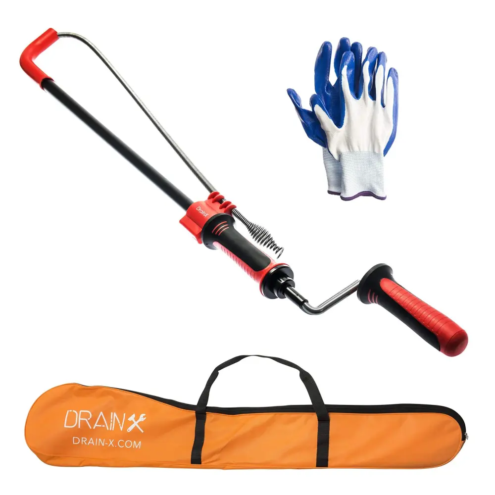 6FT Toilet Auger Heavy Duty Bulbhead | Employ Drill or Manually