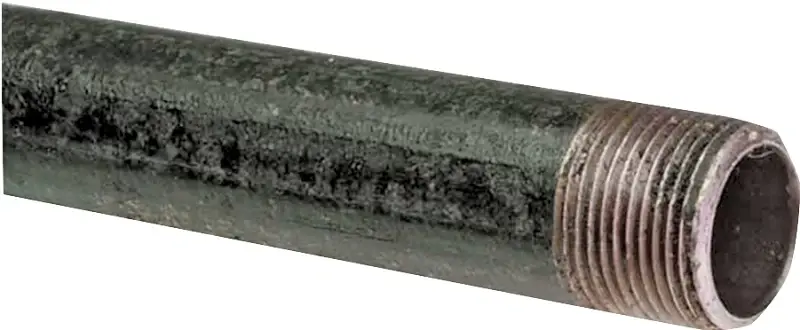 Kloeckner Metals BLK 11/4 Pipe, 1-1/4 , 21 ft L, Threaded