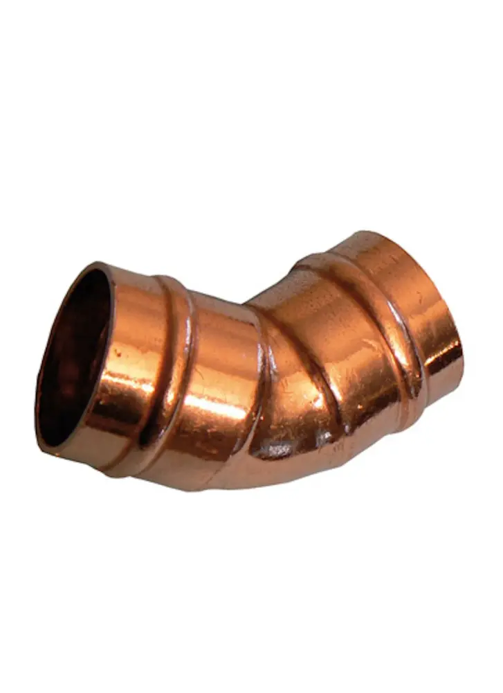 PrimaPlus Solder Ring Obtuse Elbow 45' 15mm