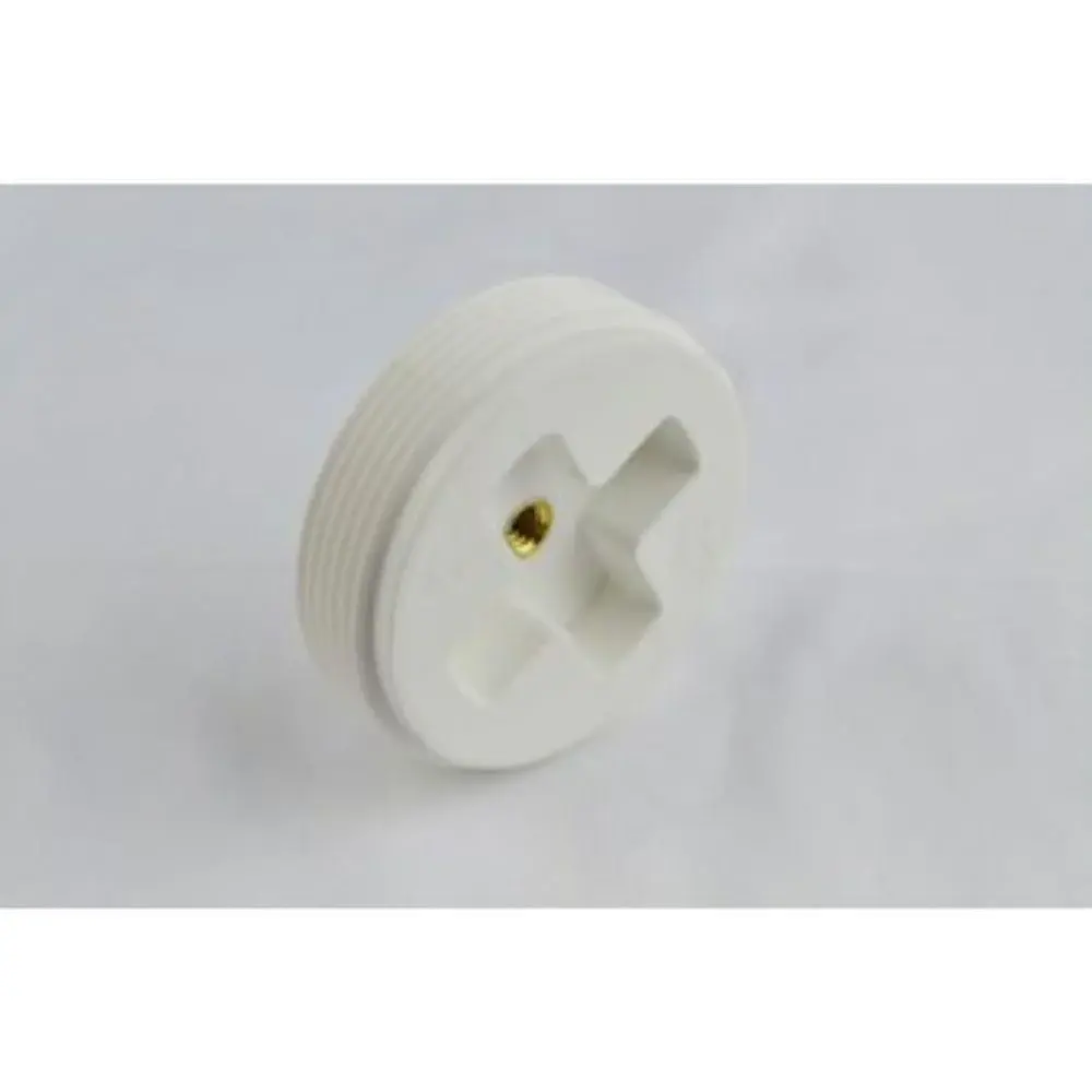 878-20 Sioux Chief Slotted Polypro Flush Plug, 2" Threaded Warm alloy Insert