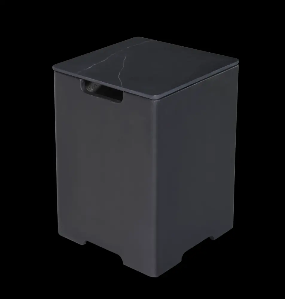 Elementi Plus - Square Marble Porcelain Tank Cover - ONB402