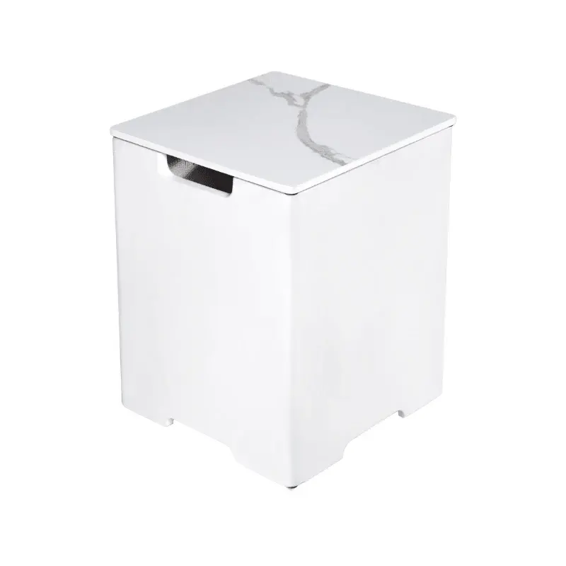 Elementi Plus - Square Marble Porcelain Tank Cover - ONB401BW