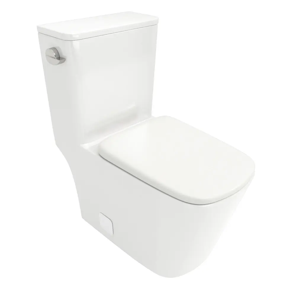 1 Piece Toilet Singular Flush And Soft Closing Seat - White