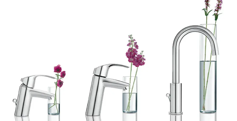 8" Widespread Two-Handle Modest Bathroom Faucet, 1.2 GPM