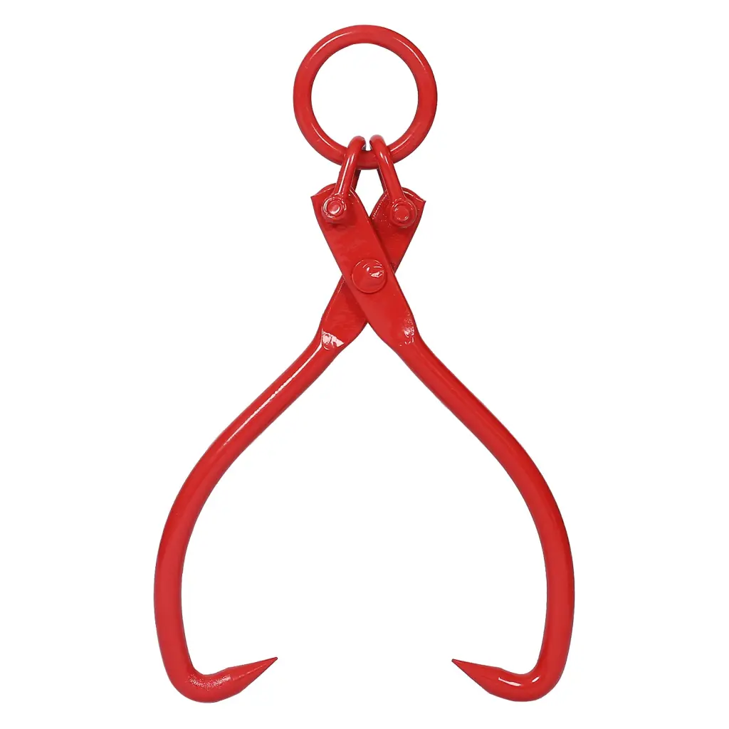 32 Inch Red Carbon Alloy Metal Skidding Tongs Ring Heavy Duty Use g-h