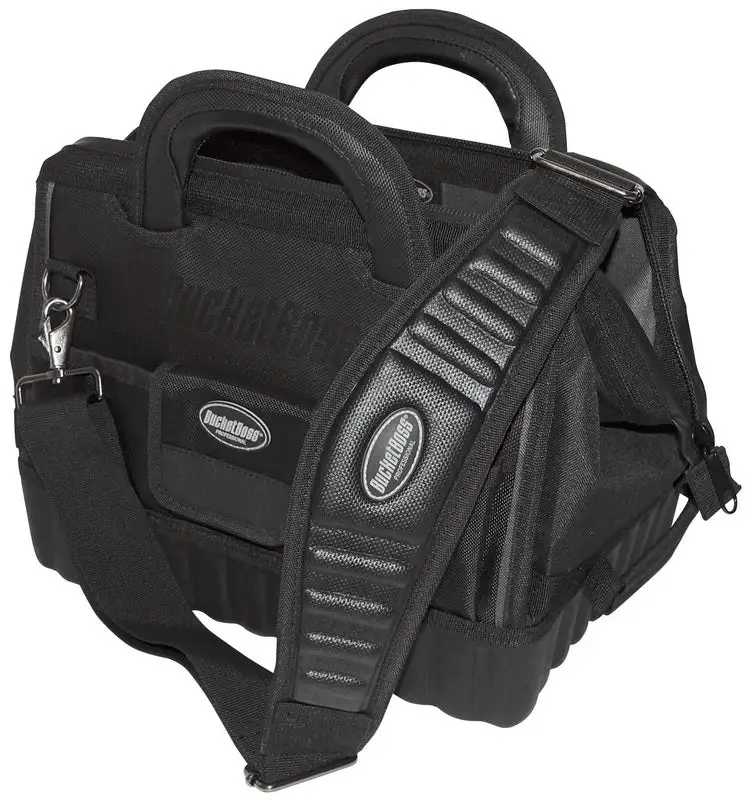 Bucket Boss Pro Gatemouth Tool Bag All-Terrain Bottom 14 Inch