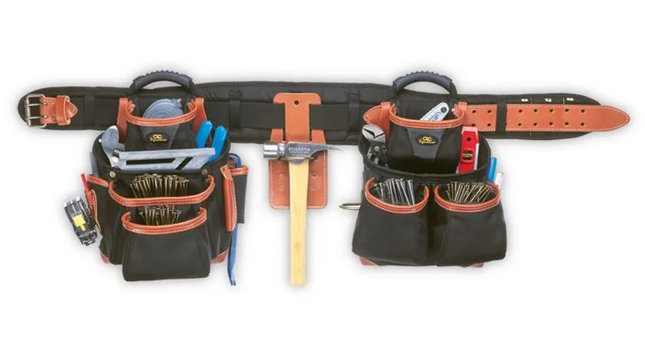 CLC 51452 Pro Framer's Combo Tool Belt 27 Pocket Large Size Professional Carpenters