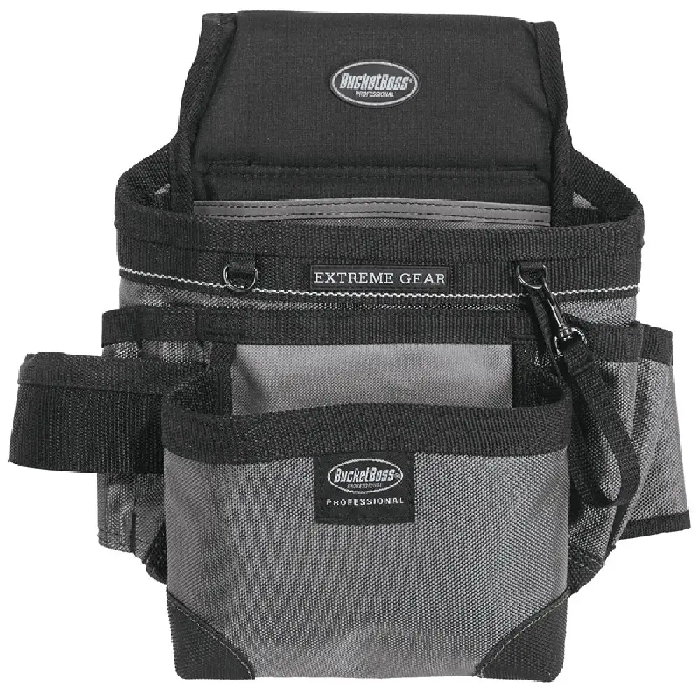Bucket Boss 55200 Heavy-Duty Mullet Buster Carpenter Pouch 14 Pockets