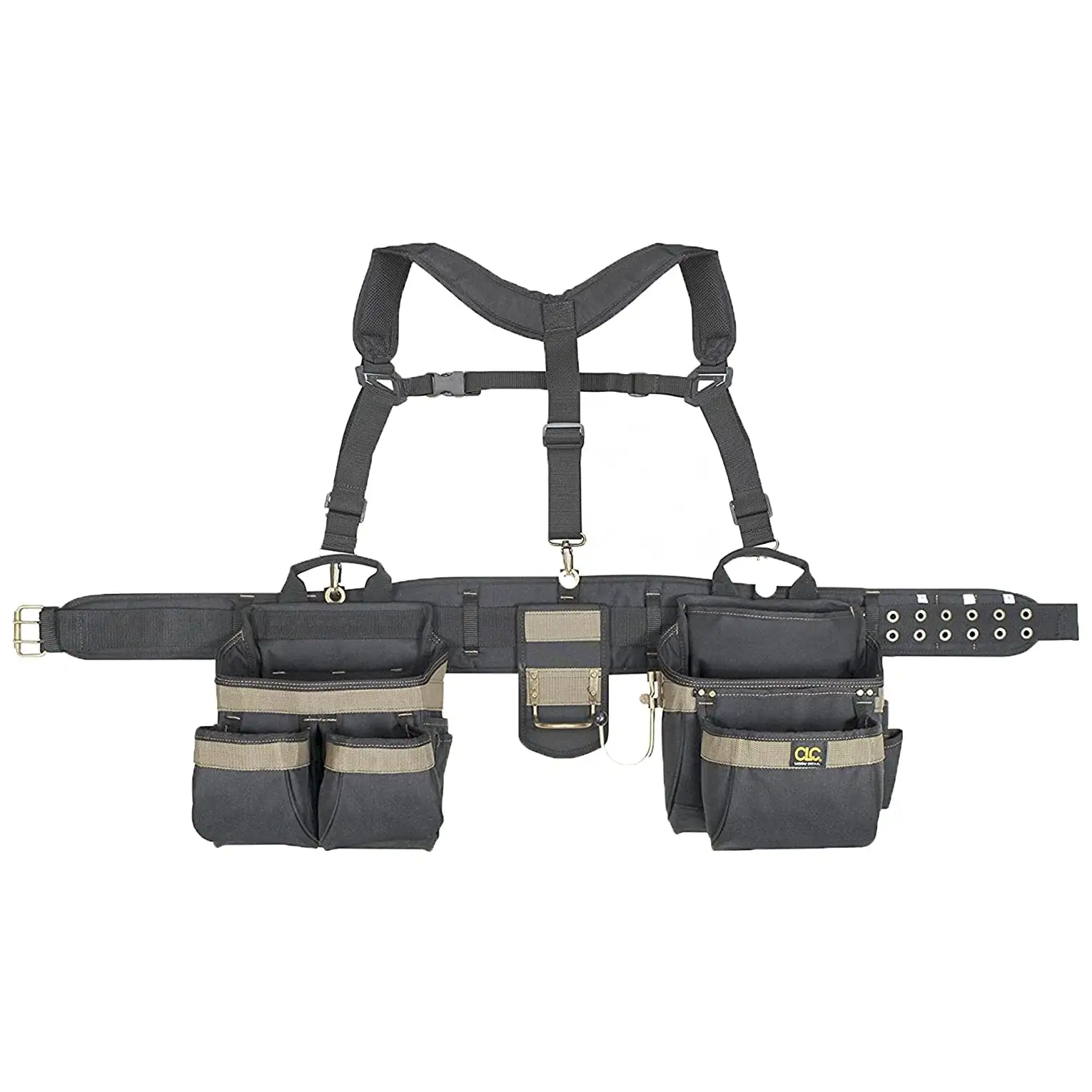 CLC 6714 Framer's 5-Piece Combo Rig Heavy Duty Polyester Tool Belt 31-Pocket