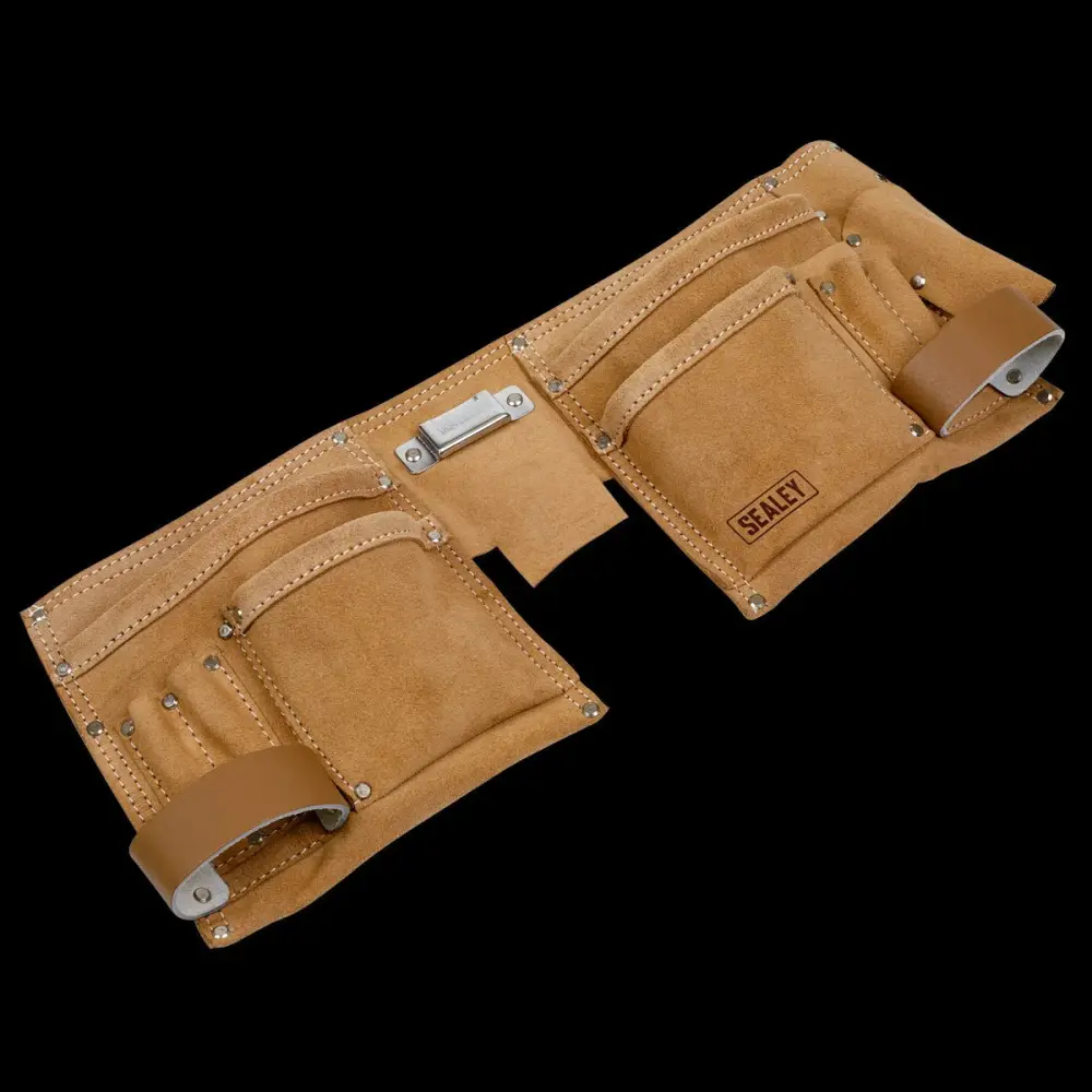 Heavy Gauge Sealey STBL01 Duplicate Pouch Leather Tool Belt