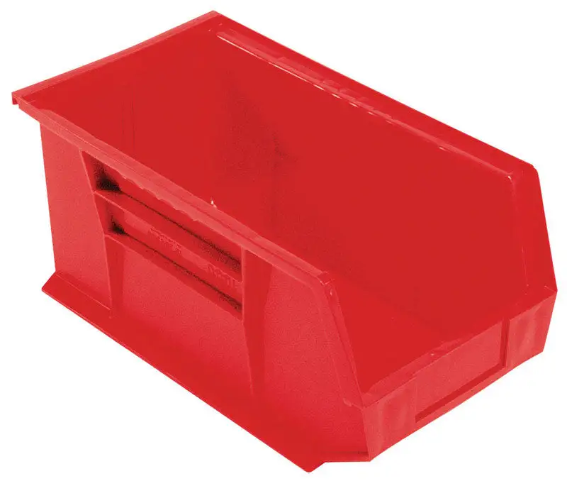 Quantum Storage 8-1/4 x 6-3/4 Inch Blue Tool Storage Bin Polypropylene Organization