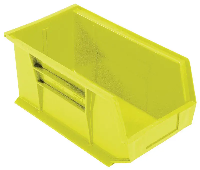 Quantum Storage 8-1/4 x 6-3/4 Inch Red Tool Storage Bin Polypropylene Easy Organization
