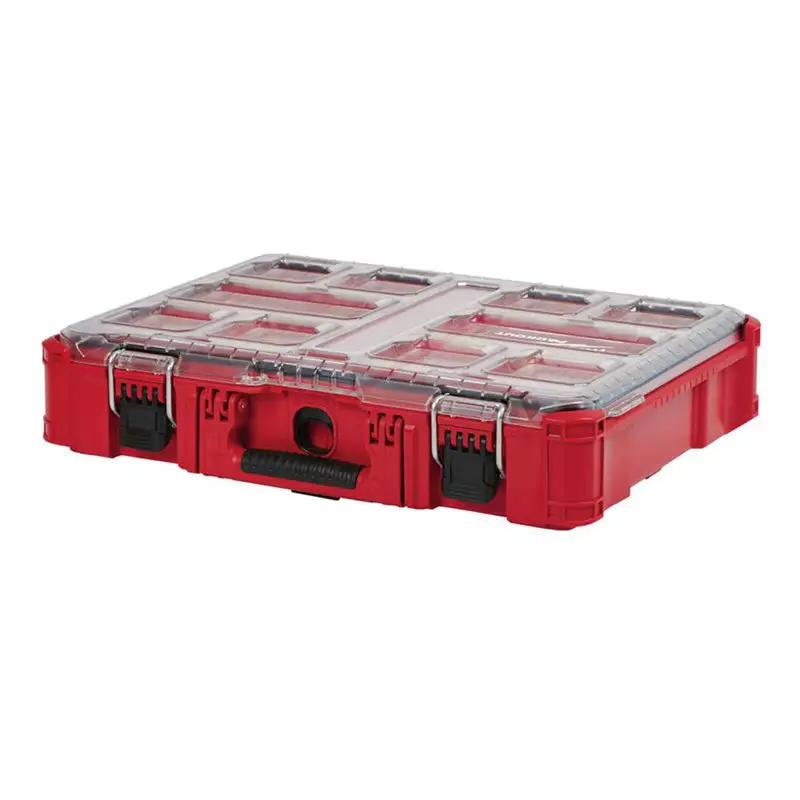 Milwaukee PACKOUT 19.76 L x 15 W x 4.61 H Storage Organizer Impact-Resistant Poly 10 Compartments