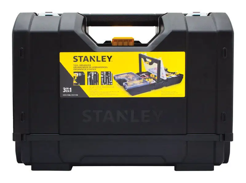 Stanley 16.8 Inch Tool Box Organizer Yellow Black