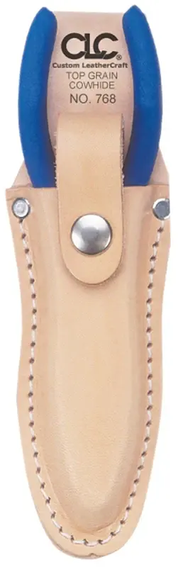 CLC Tool Works Series 768 Plier Holder, 1-Pocket, Leather, Tan, 2-3/4 W, 6-3/4 H, 1-1/4 D