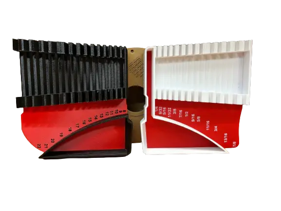 Wall Mounted Wrench Holders 11-Compartment Organizer - Milwaukee / Other Brands (OEW-11S and OEW-11M)