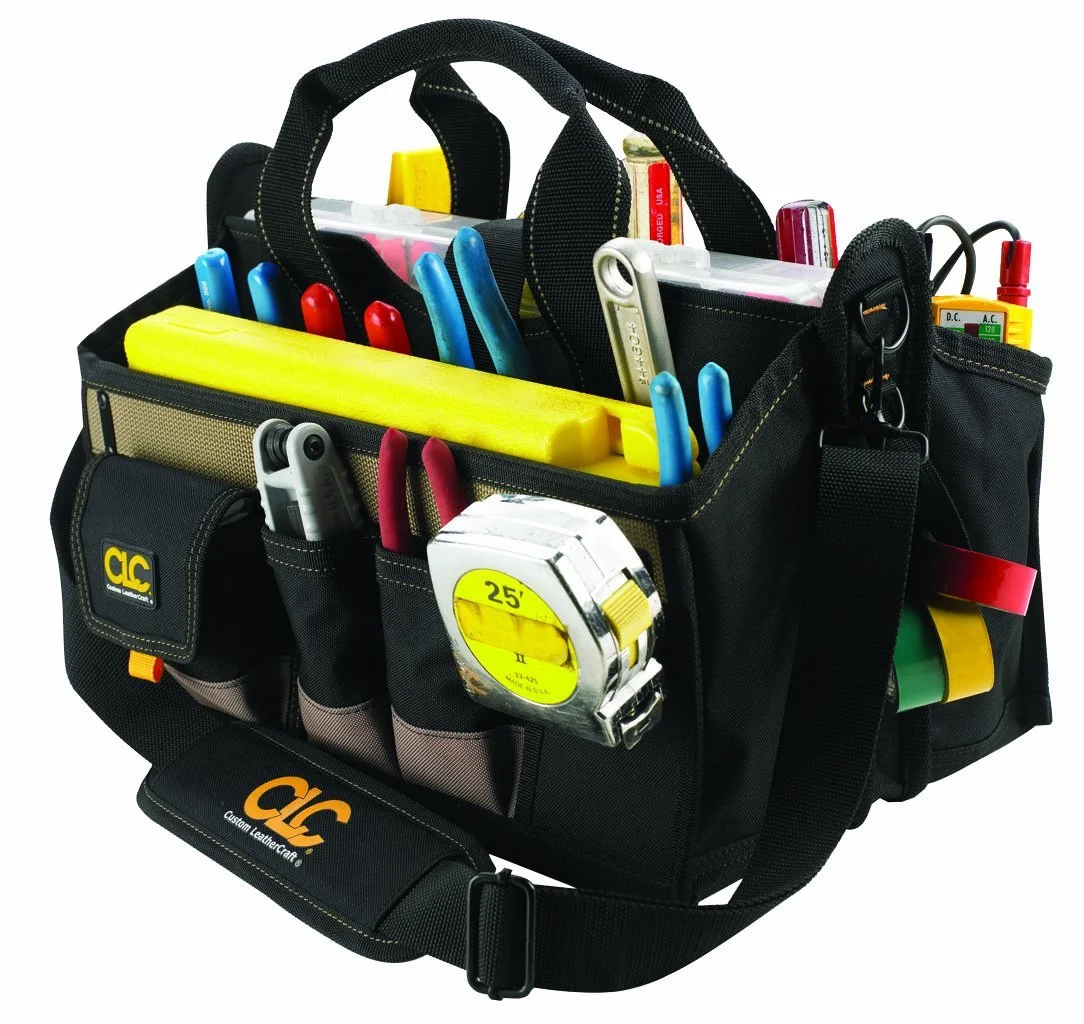 CLC 1526 Electrical Maintenance Tool Pouch Multi-Compartment Tray 25 Pockets