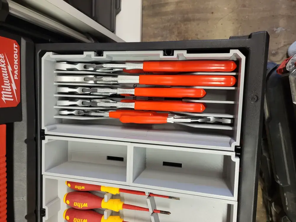 Packout Slimline Drawer Insert Knipex Pliers Wrenches (MDD-PW) - Milwaukee Dave Design