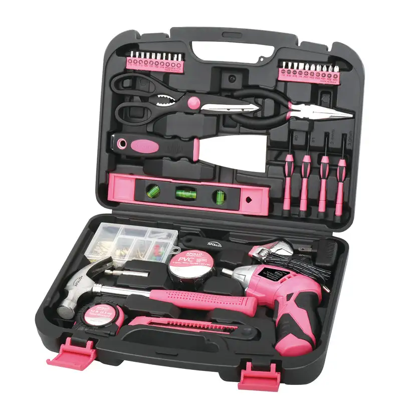 Apollo Tools Household Tool Kit 135 Piece Set Home Repairs and DIY Projects