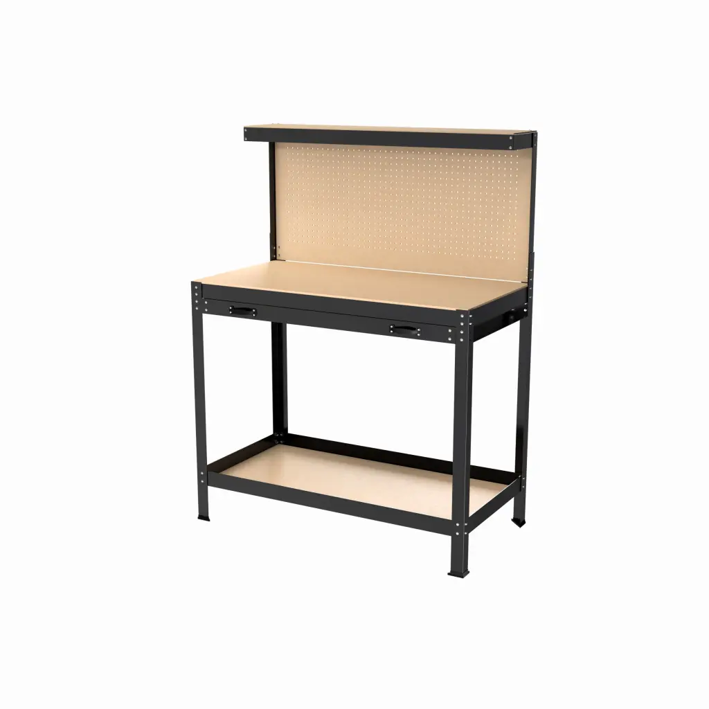63 Inch Tools Cabinet Working Tables Workbench Tool Storage Workshop Table w2079